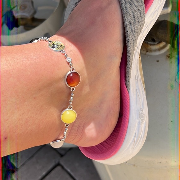 22193 Multi-color Chalkra Anklet - Picture 5 of 9